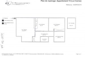 Plan de l'appartement